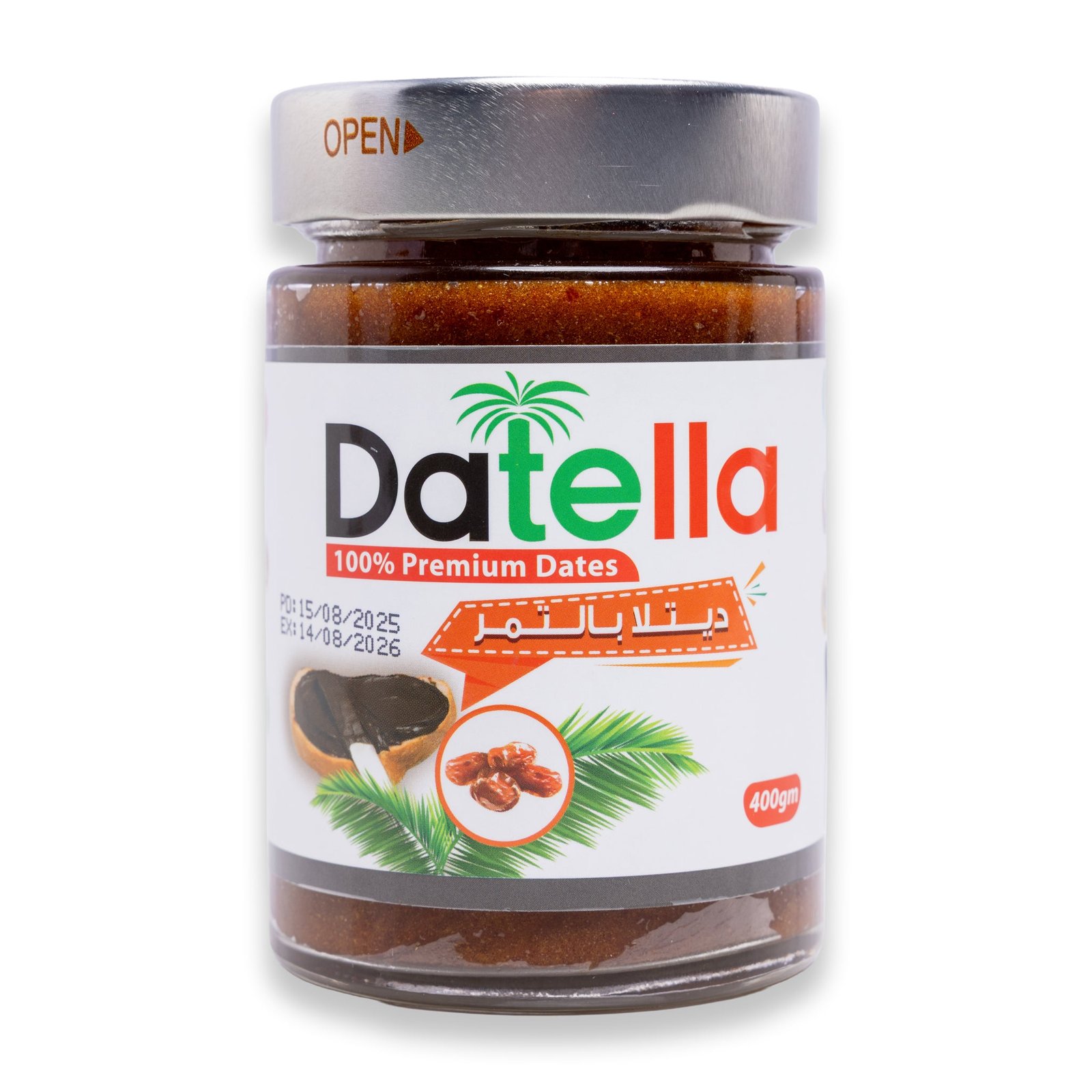 Datella Natural Dates Paste jar